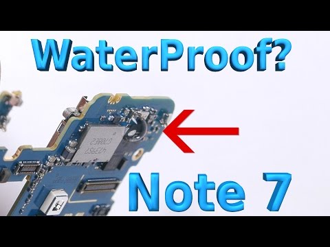 What makes the Note 7 Waterproof? Ultimate Test!!
