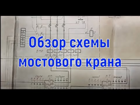 Overview of a typical overhead crane wiring diagram with comments