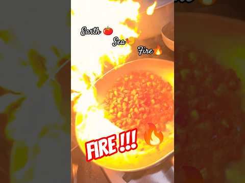 Earth,  Sea and Fire !!! 🍅🍤🔥@DiwasCucina#shorts #cooking #foodshorts #asmr #youtubeshorts #viral