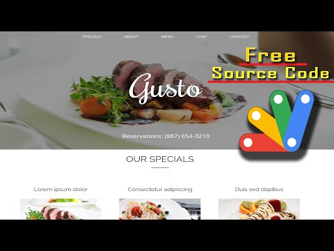 Create Website with Google Apps Script - Free Source Code (No.04)