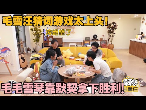 【毛雪汪 第136期】：谁懂这默契！毛雪汪》猜词游戏全程高能！毛毛雪琴凭超强默契获得胜利！#李雪琴 #毛不易 #毛雪汪