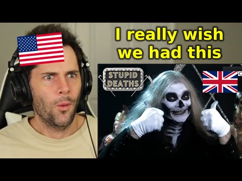 American Reacts to Horrible Histories - Stupid Deaths