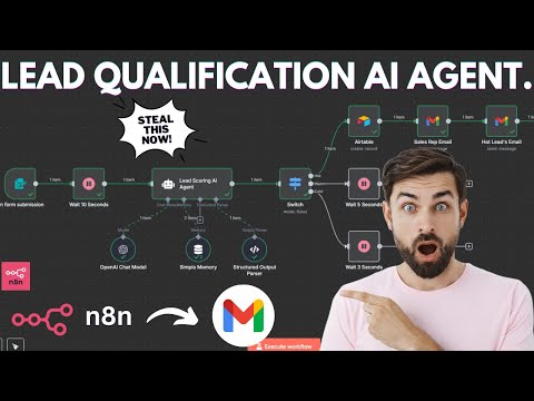 How to EASILY Create a Lead Qualification AI Agent in N8N!