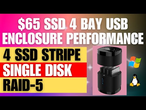 $65 SSD 4Bay USB Performance Test