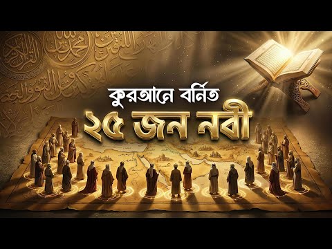 কুরআনে উল্লেখিত 25 জন নবীর জীবনী যা প্রত্যেক মুসলমানকে জানা দরকার! All Prophet stories in Islam