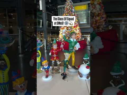 The ending… 🤯✨🔎❄️ It’s an ELF TAKEOVER at the Museum! #elf #glassart #glass #cmog 