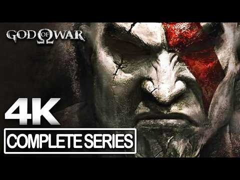GOD OF WAR Greek Mythology Saga - All Cutscenes from Every Game | 4K 60FPS