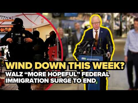 Walz says he’s “more hopeful” Operation Metro Surge will wind down this week