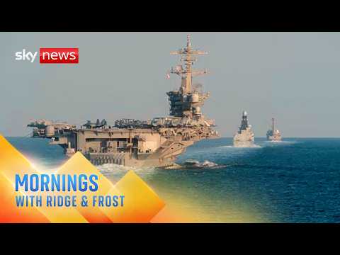 Iran threatens to "set fire" to any ship crossing shipping route | Mornings with Ridge and Frost
