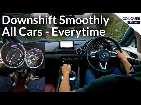 Easiest Way to Downshift Smoothly - Works in Every Manual Car