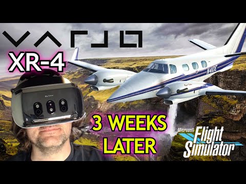 Varjo XR-4 Over 3 WEEKS Later + RANT! A Somnium VR1 Beater? FULL Flight UK-USA Leg 2 T-Duke in MSFS