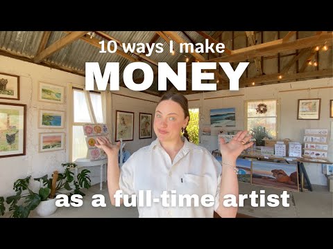 The 10 ways I make money as a full-time Artist (with real-life examples)