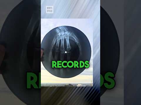X-RAY RECORDS?! 🎵 #shorts #recordplayer #recordplayers #turntable #turntables #vintage #vinyl