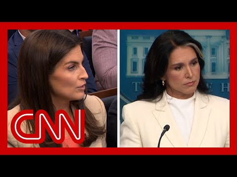 WH correspondent Kaitlan Collins presses Tulsi Gabbard on timing of Obama report