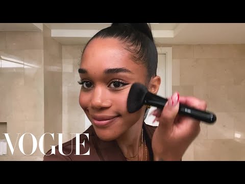 Laura Harrier's Easy Evening Makeup & Skin-Care Routine That Cured Her Acne | Beauty Secrets | Vogue