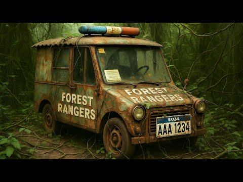 Turning an Abandoned Car into a Mobile Home in the Forest // Restoring an Abandoned Electric Car