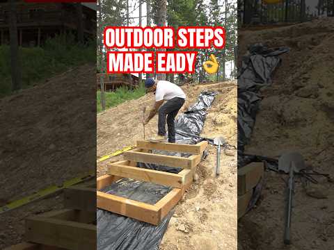 Super simple Outdoor Steps