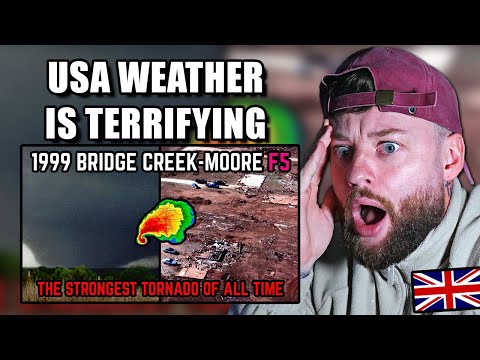Scared British Guy reacts to "The Strongest Tornado of All Time | 1999 Bridge Creek-Moore F5"