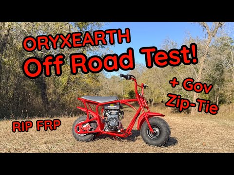 OryxEarth Mini Bike Off Road & Review Part 2 | FRP Is Done For!