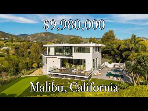 Touring a $9.9M Malibu Modern Mansion — Private Vineyard & Stunning Ocean Views  Los Angeles Luxury