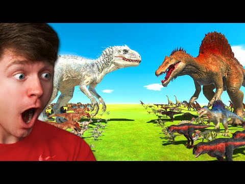 TEAM SPINOSAURUS vs TEAM INDOMINUS REX in ARBS!? (Reaction)