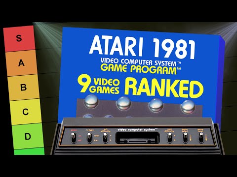 Atari 1981 ULTIMATE Atari 2600 Tier List - ALL '81 VCS GAMES RANKED