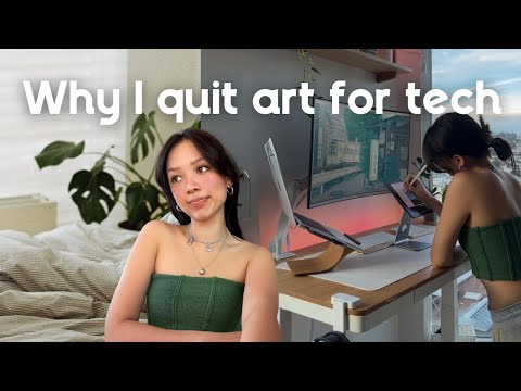 Quitting art major for tech | product designer | why tech? experience + tips