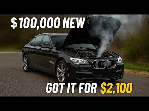 I Bought a $100,000 BMW 750i for $2,100 — Rebuilt the Engine and Drove It!