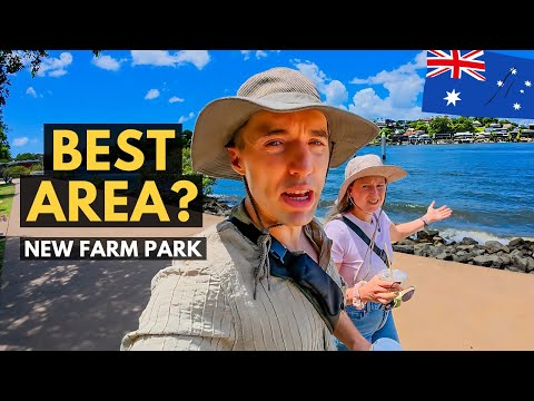 Is This The MOST LIVEABLE AREA In Brisbane? New Farm Park Full Tour + Farmers Market | Australia 🇦🇺