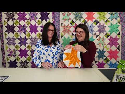 DEMO: Stardom, a Fat Quarter Pattern from Cozy Quilt Designs