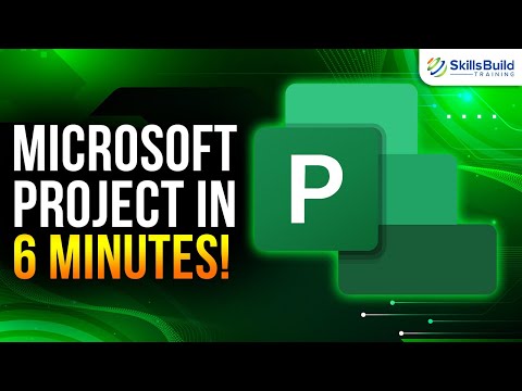Microsoft Project Tutorial for Beginners in 6 MINUTES!