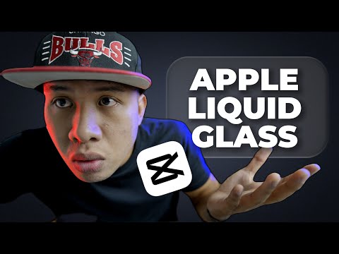 How to create Apple's Liquid Glass Style only using Capcut
