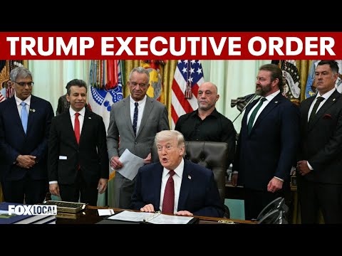 LIVE | President Trump signs an executive order in the Oval Office