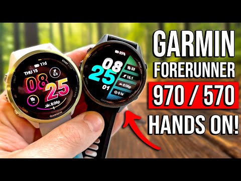 Garmin Forerunner 970 and 570 Hands-On! (More Features / Less Battery)