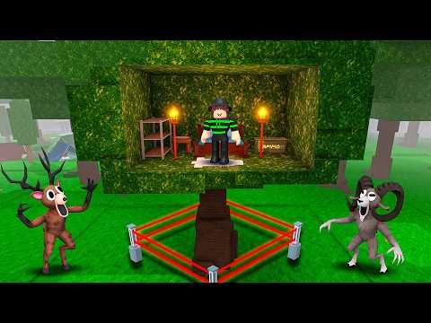 I Built a TREE HOUSE Base In 99 Nights In The Forest!