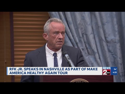RFK Jr. speaks in Nashville as part of Take Back Your Health tour