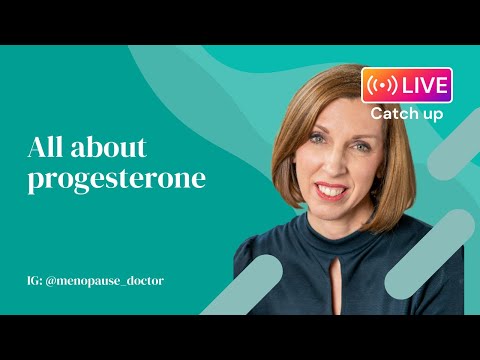 All about progesterone | Dr Louise Newson