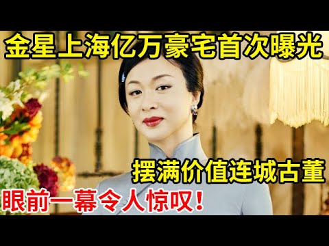 金星上海豪宅首次曝光!价值上亿摆满古董,眼前一幕让主持人瞠目结舌【对话明星家庭】#金星