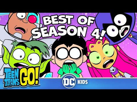 Season 4 BEST Moments! Part 1 | Teen Titans Go! | @dckids