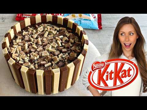 No-Bake KitKat Cheesecake Recipe! Easy