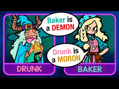 One Villager Is Lying, One Villager Is Drunk - Demon Bluff