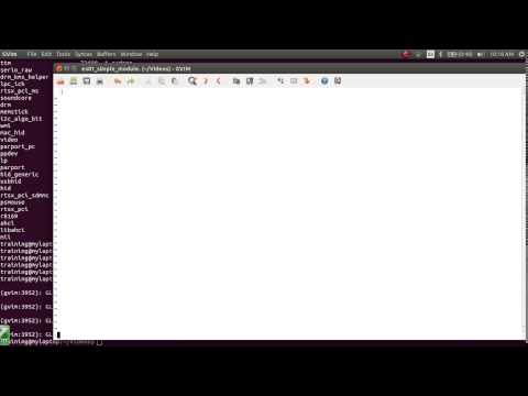 Linux Device Drivers Training 01, Simple Loadable Kernel Module