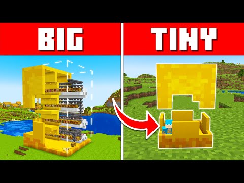 GIANT VS TINY SHULKER BOX in Minecraft Hardcore!