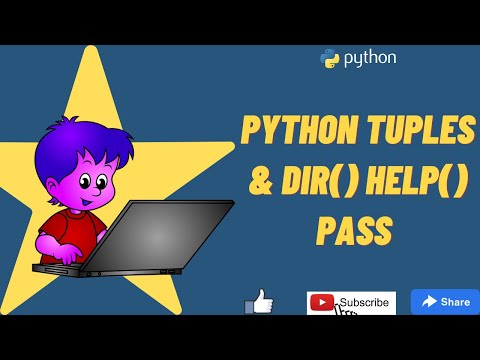 Python tuples   dir help pass