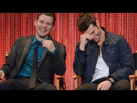 THE VAMPIRE DIARIES CAST BEING FUNNY FOR 10 MINUTES STRAIGHT