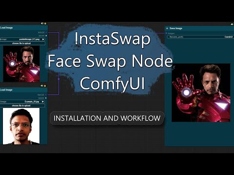 How to swap faces in ComfyUI using InstaSwap - Stable Diffusion Workflow