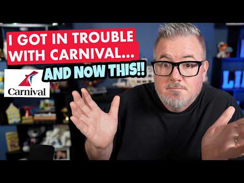 I GOT in Trouble with Carnival... Then This Happened