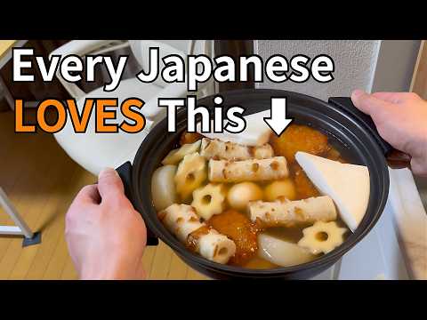 Freezing Night in Tokyo: Exhausted Salaryman's Hot Oden Reward