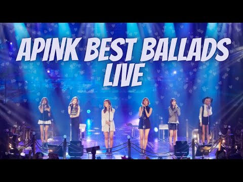 English lyrics | Apink Best Ballads Live Compilation | Part 1 | Eyes, DingDong & more