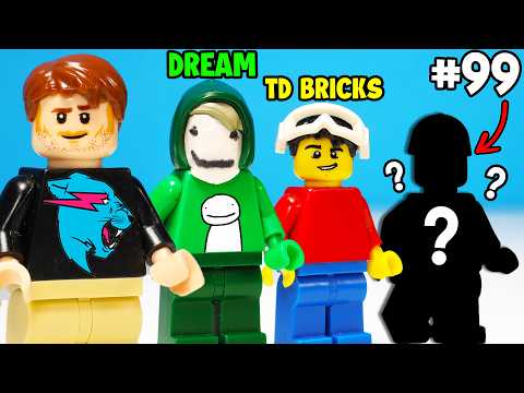 100 POPULAR YouTubers in LEGO